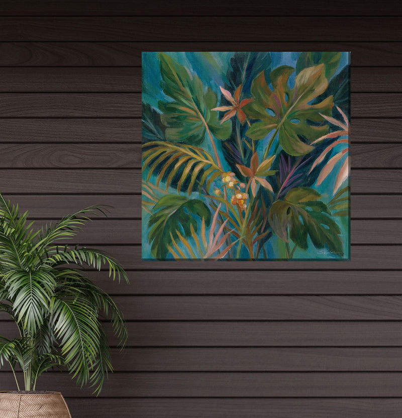 Outdoor Canvas Art 24x24 Midnight Tropics