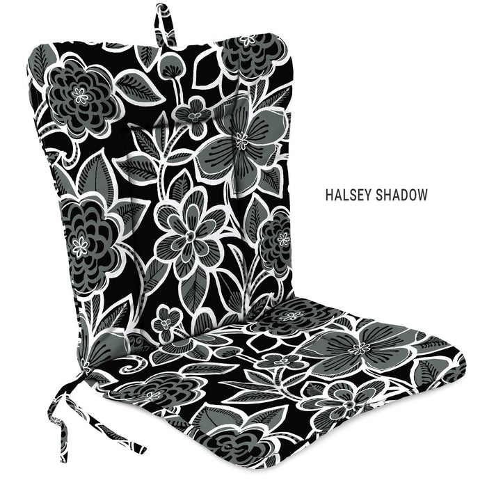 Outdoor Custom Euro Style Chair Cushions  – Spun Polyester, Hinged, Knife Edge - My Backyard Decor