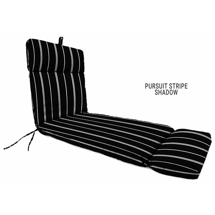 Outdoor Custom Chaise Lounge Cushions  – Spun Polyester, Hinged, French Edge - My Backyard Decor