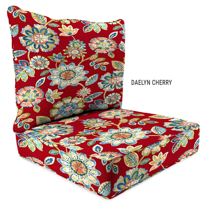 Outdoor Custom Chair Cushions – 2-Piece – Spun Polyester, Knife/Box Edge - My Backyard Decor