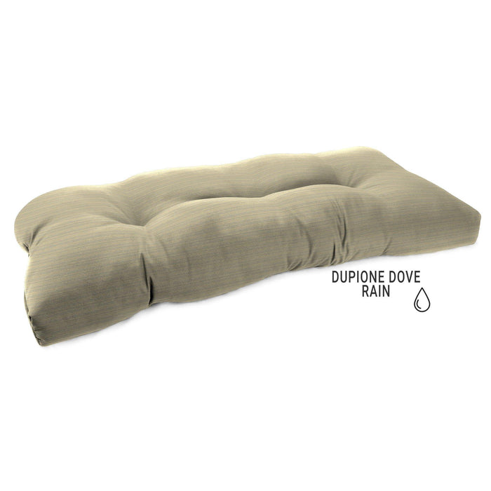 Outdoor Custom Wicker Settee Cushion – Deep Seat – Sunbrella - My Backyard Decor