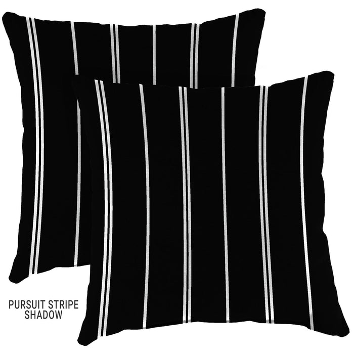 Outdoor Custom Toss Pillows Set of 2 – Spun Polyester - My Backyard Decor