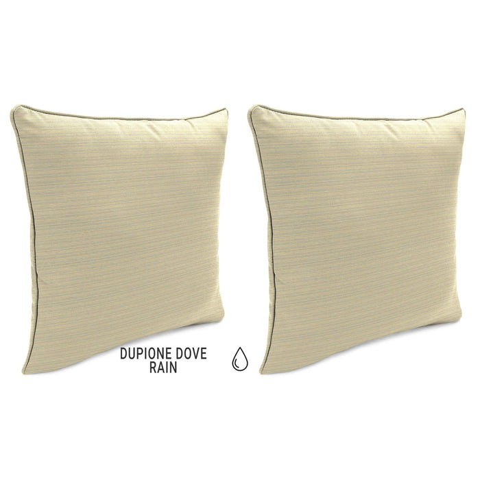 Outdoor Custom 18" Toss Pillows Set of 2 – Sunbrella Fabric - My Backyard Decor