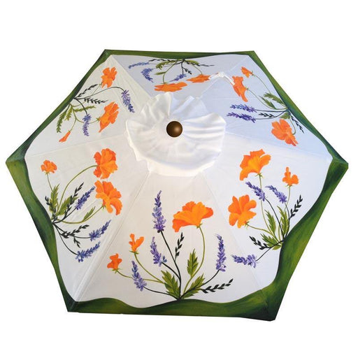 hand painted patio umbrellas Custom Garden Art Umbrella 1 PC Garden Umbrella / Parasol / Patio Design I spent some time this