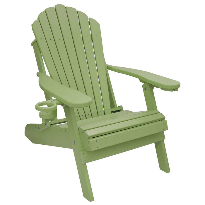 Deluxe Adirondack Chair Poly Lumber Made in the USA - My Backyard Decor
