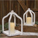 Shabby Chic Beaded Lanterns Set of 2 - My Backyard Decor