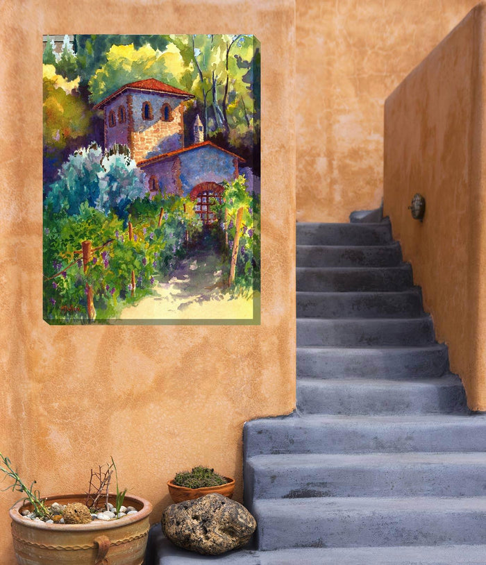 Outdoor Canvas Art 30x40 Vitner’s Cottage - My Backyard Decor
