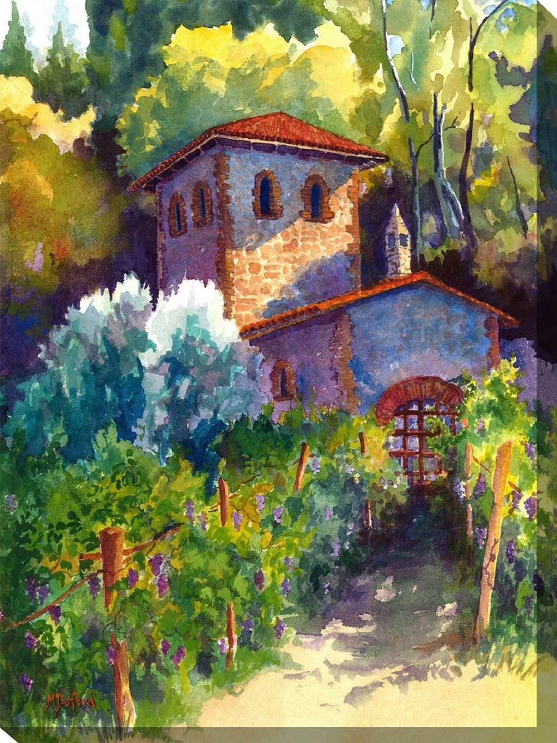 Outdoor Canvas Art 30x40 Vitner’s Cottage - My Backyard Decor