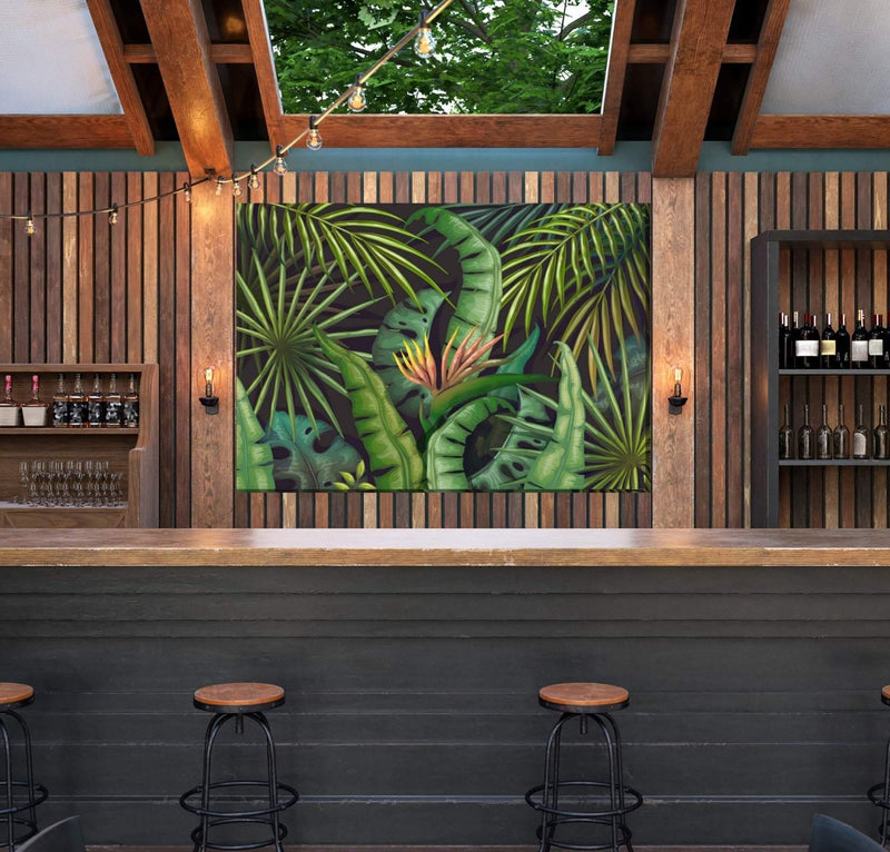 Outdoor Canvas Art 40x30 Jungle Bird - My Backyard Decor