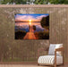 Outdoor Canvas Art 40x30 Cool Dawn - My Backyard Decor