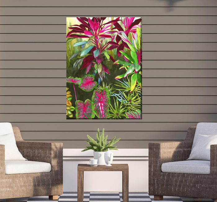 Outdoor Canvas Art 30x40 Bright Botanicals