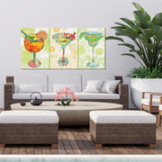 Outdoor Canvas Art 48x24 Cocktail Hour - My Backyard Decor