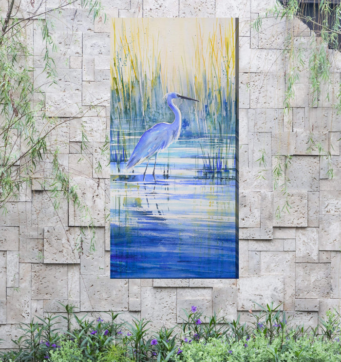 Outdoor Canvas Art 24x48 Blue Beauty - My Backyard Decor