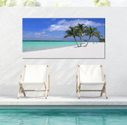 Outdoor Canvas Art 48x24 Sugar Sand - My Backyard Decor