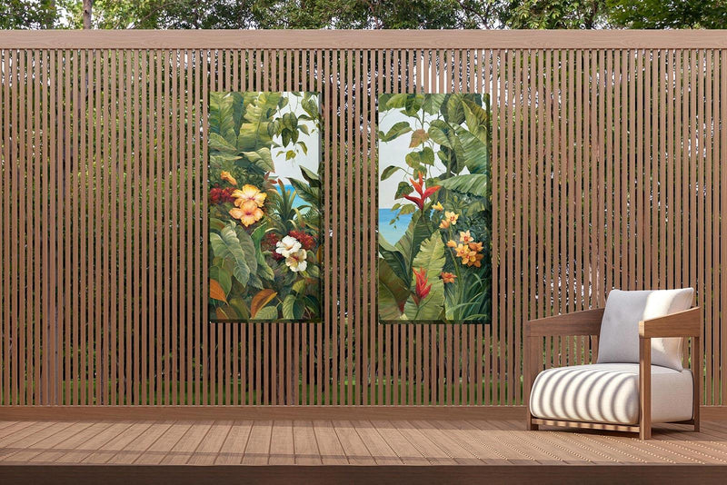 Outdoor Canvas Art 24x48 Entwined - My Backyard Decor