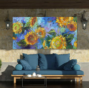 Outdoor Canvas Art 48x24 Joyful - My Backyard Decor