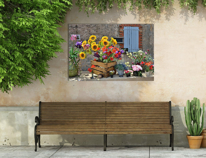 Outdoor Canvas Art 40x30 Country Market - My Backyard Decor