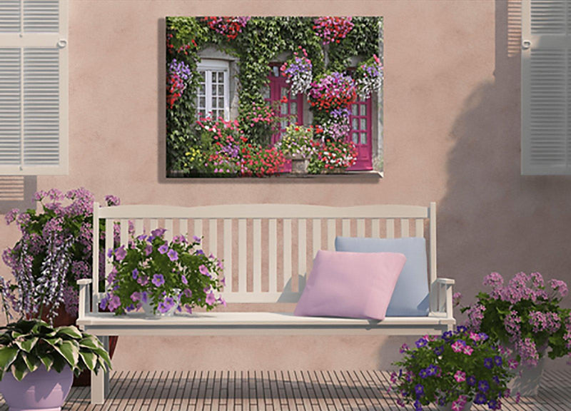 Outdoor Canvas Art 40x30 Brittany Beauty - My Backyard Decor