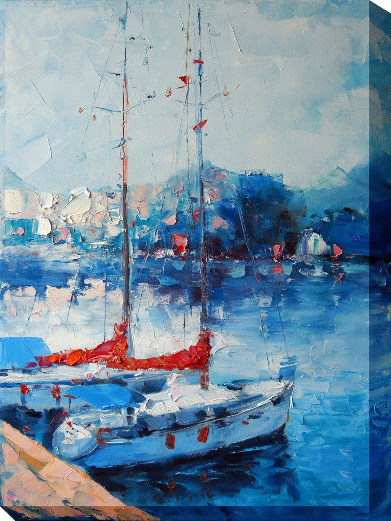 Outdoor Canvas Art 30x40 Yacht Club - My Backyard Decor