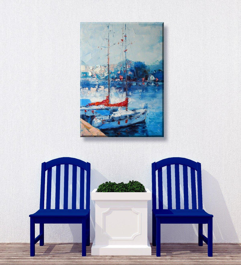 Outdoor Canvas Art 30x40 Yacht Club - My Backyard Decor