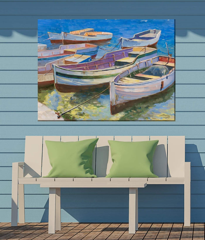 Outdoor Canvas Art 40x30 Pier Group - My Backyard Decor