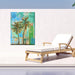 Outdoor Canvas Art 30x40 Modern Palms - My Backyard Decor