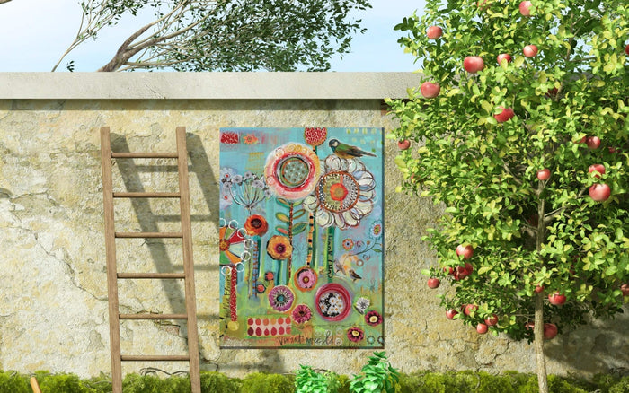 Outdoor Canvas Art 30x40 Sunshiny Day - My Backyard Decor