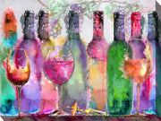 Outdoor Canvas Art 40x30 Tasting Room - My Backyard Decor