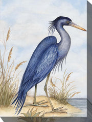 Outdoor Canvas Art 30x40 Great Blue Heron - My Backyard Decor