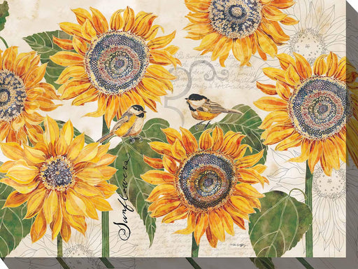 Outdoor Canvas Art 40x30 Sunbirds - My Backyard Decor