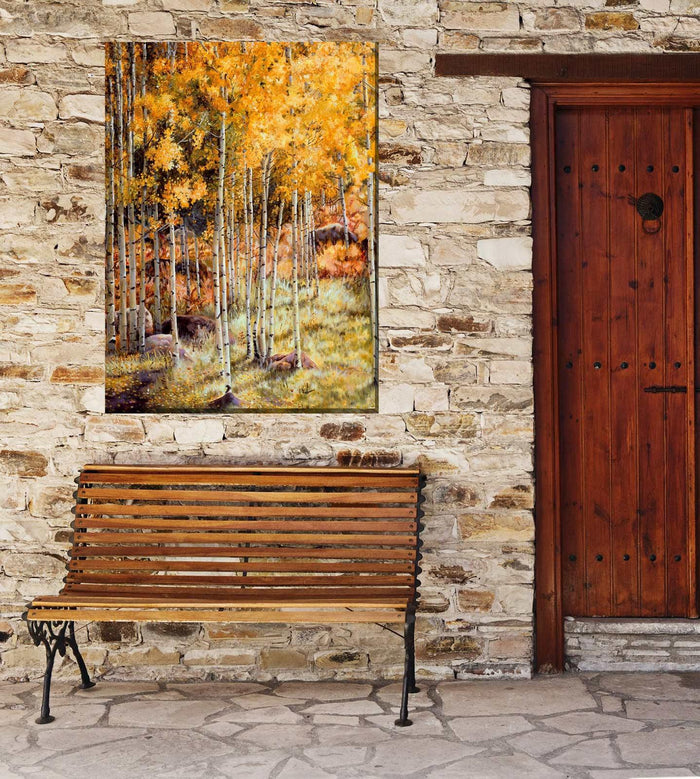 Outdoor Canvas Art 30x40 Hidden Gold - My Backyard Decor