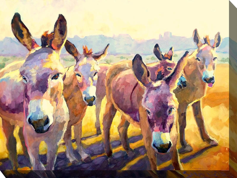 Outdoor Canvas Art 40x30 Tuffy's Gang - My Backyard Decor