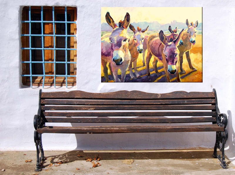 Outdoor Canvas Art 40x30 Tuffy's Gang - My Backyard Decor