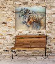 Outdoor Canvas Art 40x30 Companions - My Backyard Decor