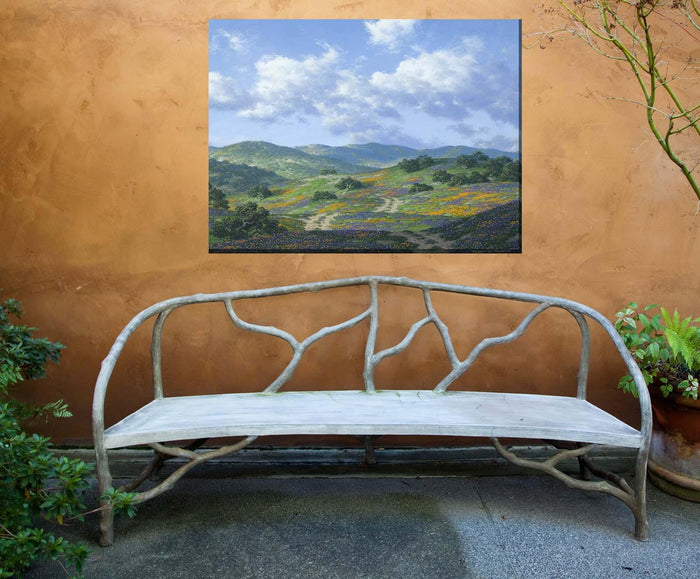 Outdoor Canvas Art 40x30 Take the Back Road - My Backyard Decor