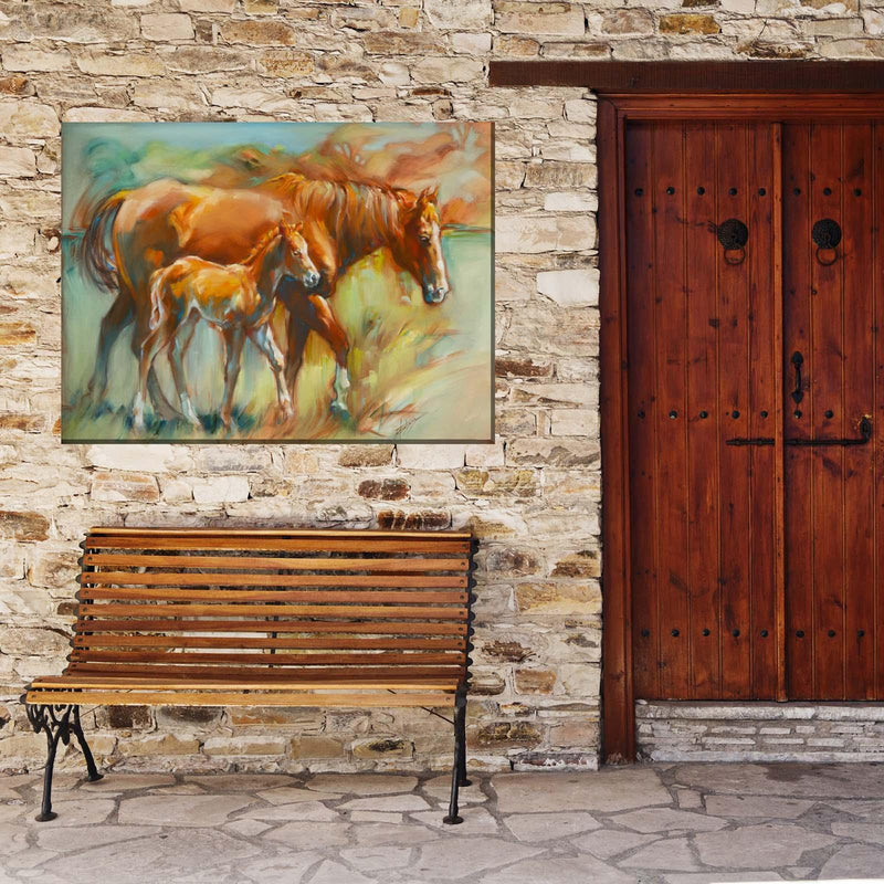 Outdoor Canvas Art 40x30 Side by Side - My Backyard Decor