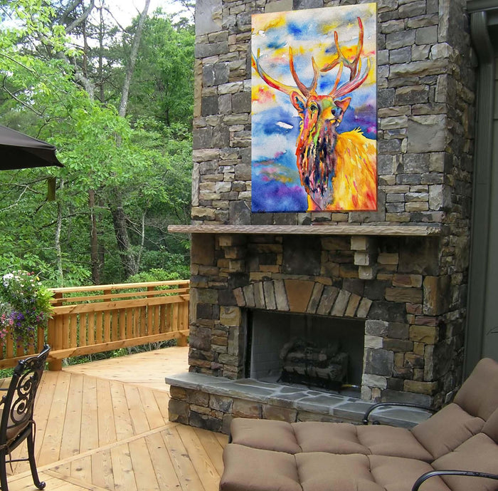 Outdoor Canvas Art 40x30 Bugler - My Backyard Decor