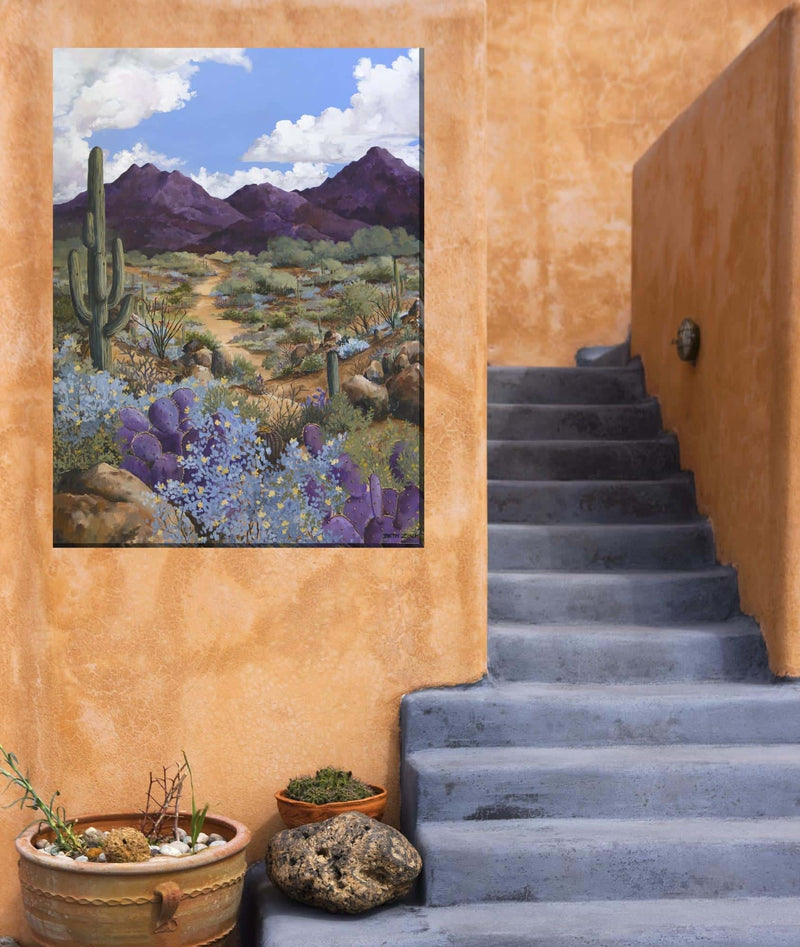 Outdoor Canvas Art 30x40 Purple Majesty