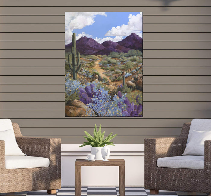 Outdoor Canvas Art 30x40 Purple Majesty