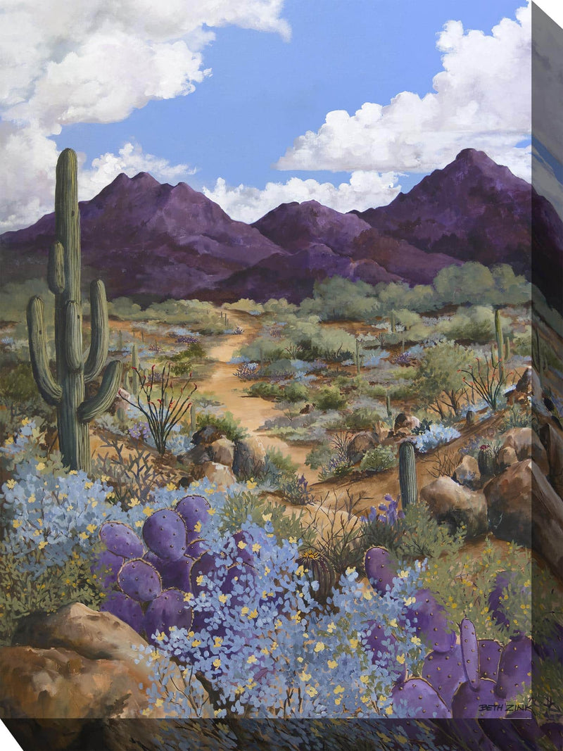 Outdoor Canvas Art 30x40 Purple Majesty