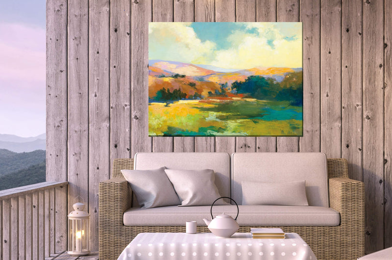 Outdoor Canvas Art 40x30 Valley of Light - My Backyard Decor