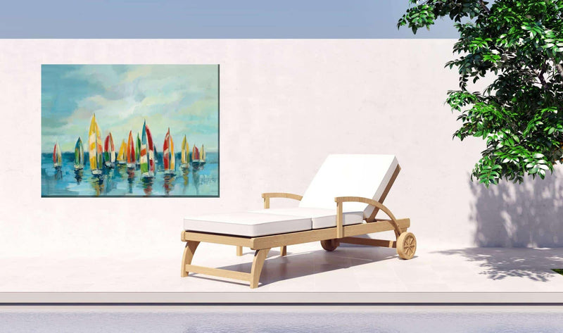 Outdoor Canvas Art 40x30 Bright Sails