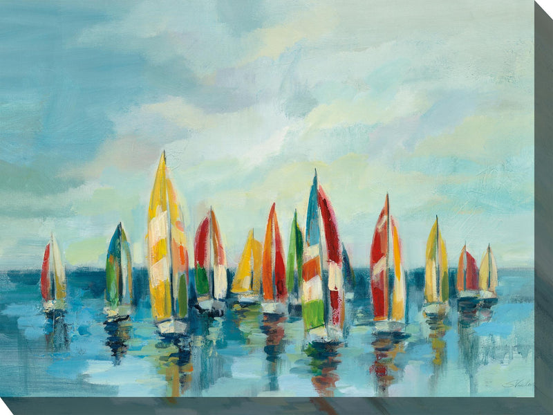 Outdoor Canvas Art 40x30 Bright Sails