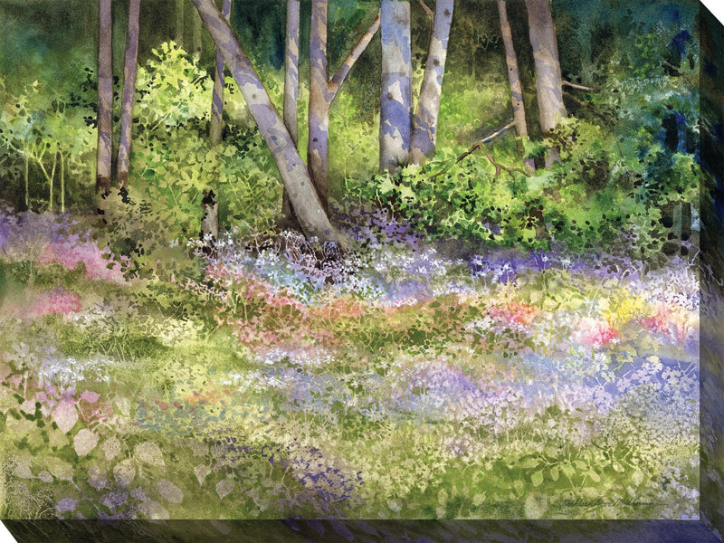 Outdoor Canvas Art 40x30 Forest in Bloom