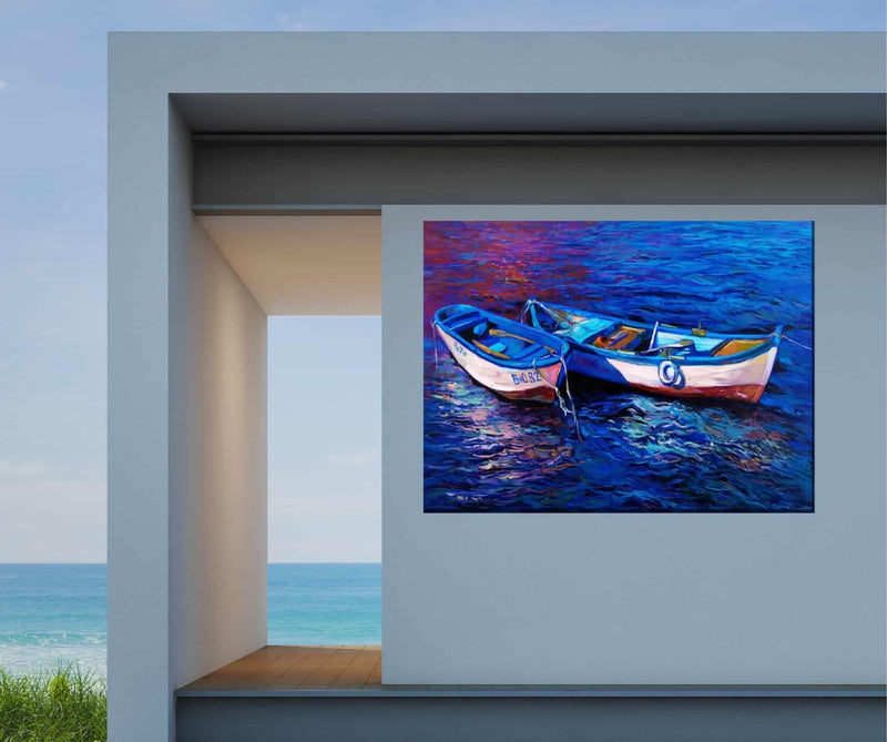 Outdoor Canvas Art 40x30 Tethered - My Backyard Decor