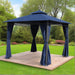 portable gazebo with drapes