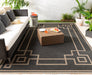 Outdoor Rugs Alfresco - Black, Camel & Cream - My Backyard Decor