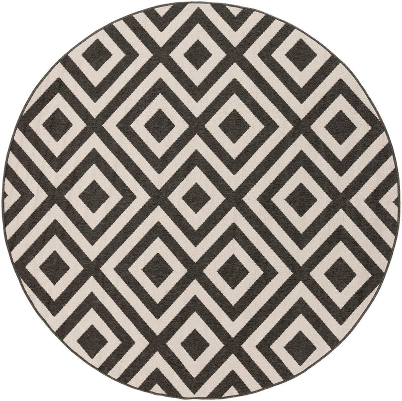Outdoor Rugs Alfresco - Black & Cream - My Backyard Decor