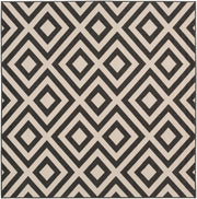 Outdoor Rugs Alfresco - Black & Cream - My Backyard Decor