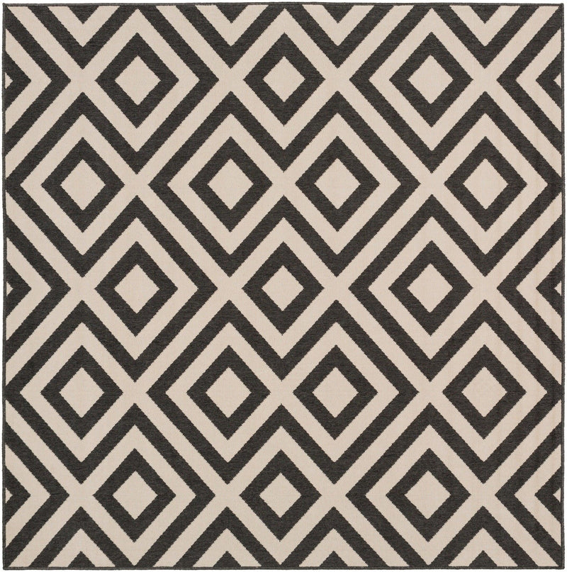 Outdoor Rugs Alfresco - Black & Cream - My Backyard Decor